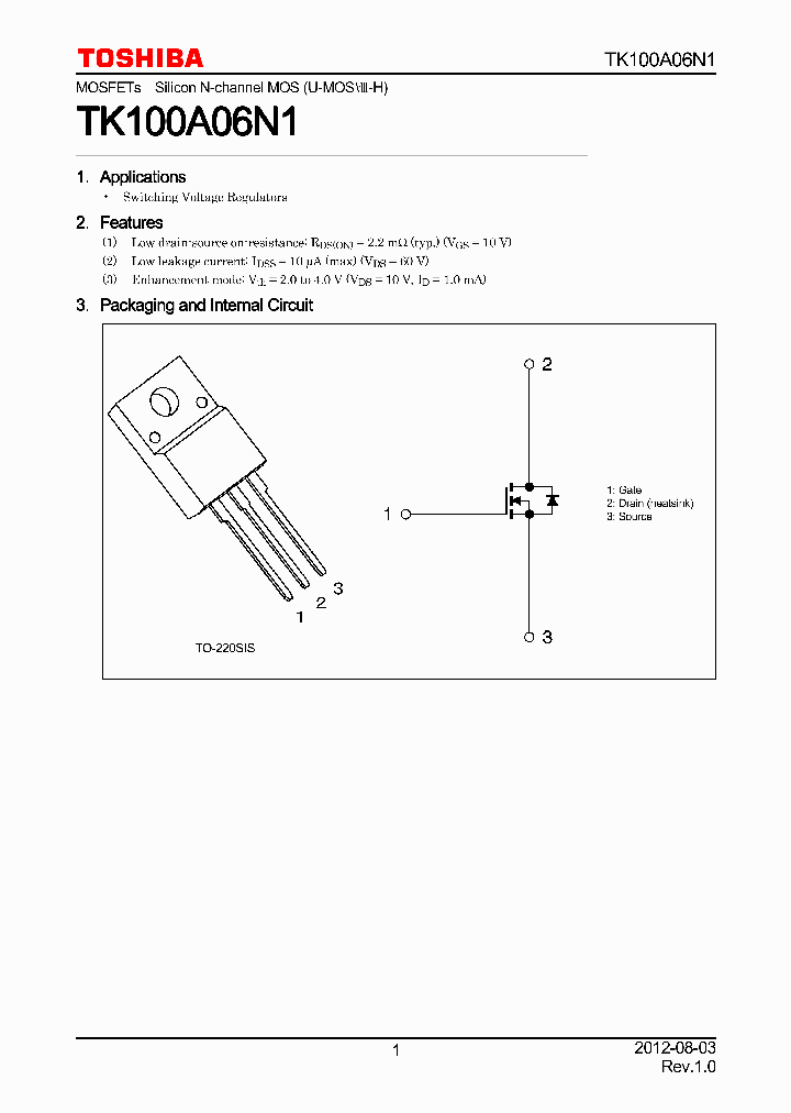 TK100A06N1_7573701.PDF Datasheet