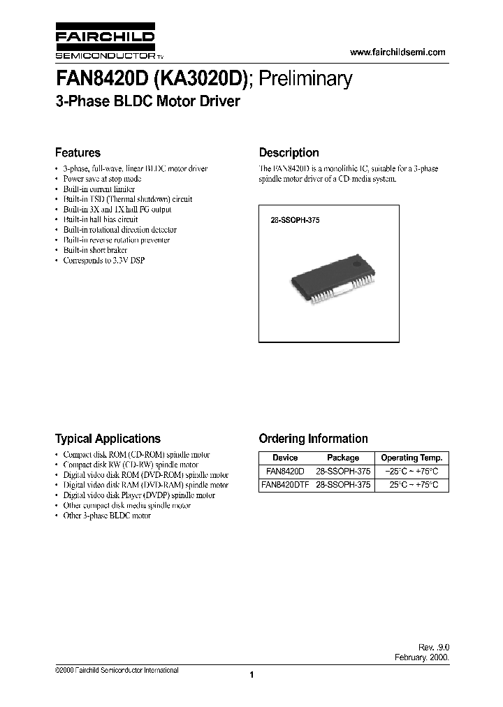AN8420D_7578387.PDF Datasheet Download --- IC-ON-LINE