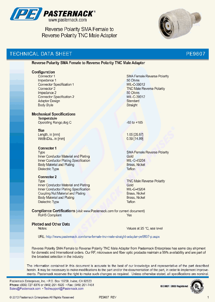 PE9607_7592973.PDF Datasheet Download --- IC-ON-LINE