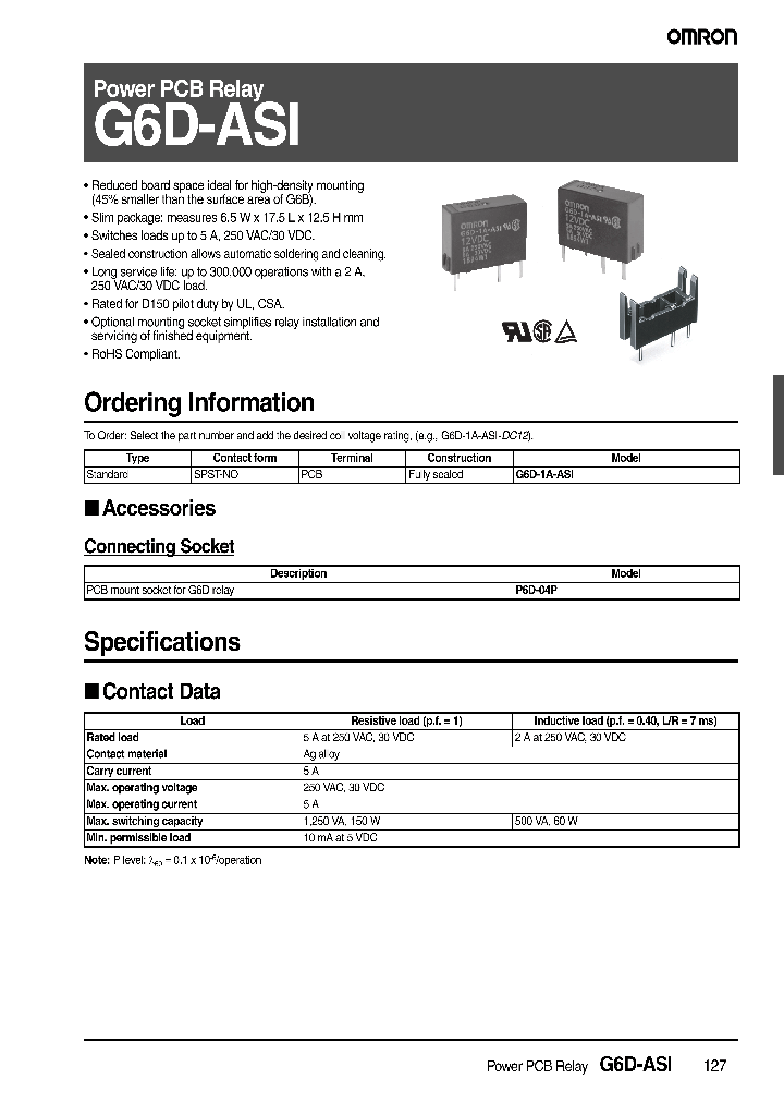 G6D-1A-ASI5DC_7598779.PDF Datasheet