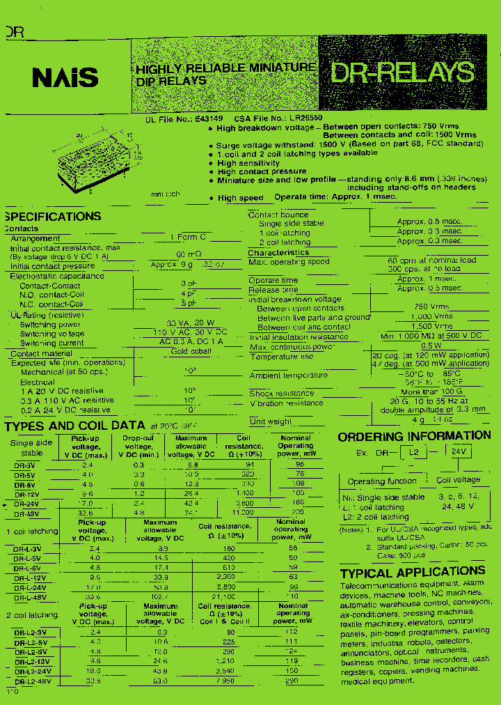 DR-NIL-12V_7600796.PDF Datasheet