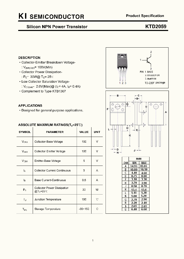 KTD2059_7602250.PDF Datasheet