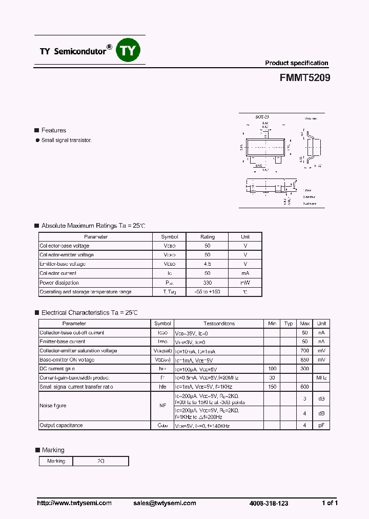FMMT5209_7602903.PDF Datasheet