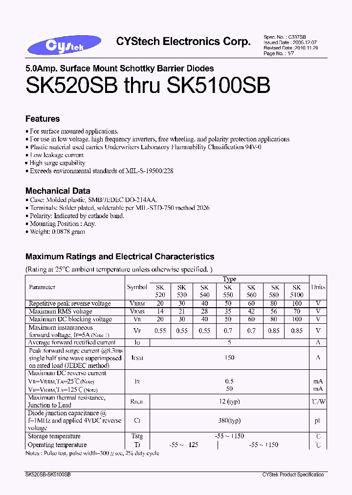 SK580_7604833.PDF Datasheet