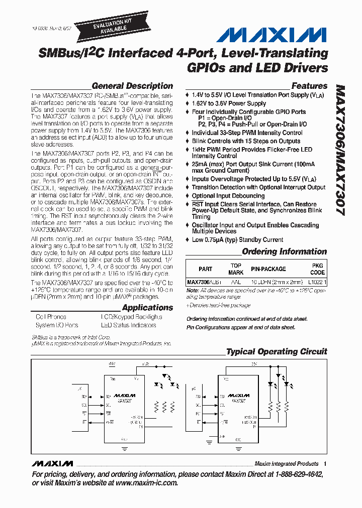 MAX7306ALB_7606225.PDF Datasheet