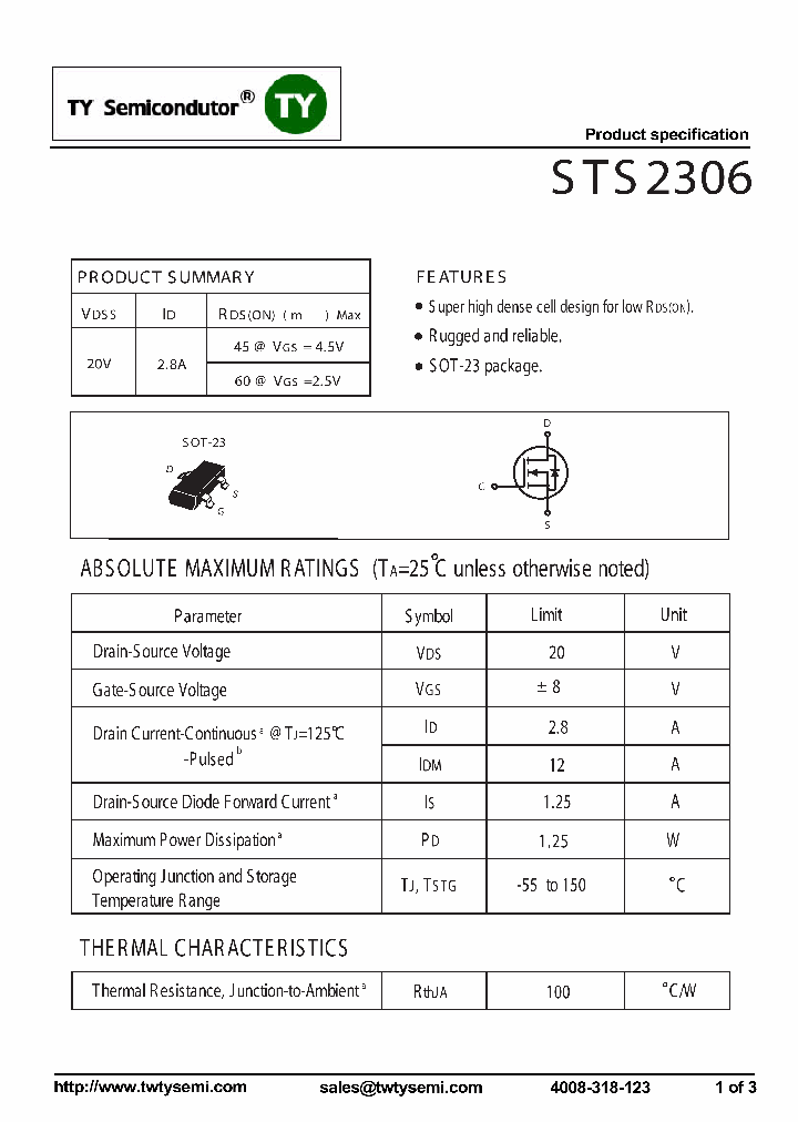 STS2306_7613986.PDF Datasheet