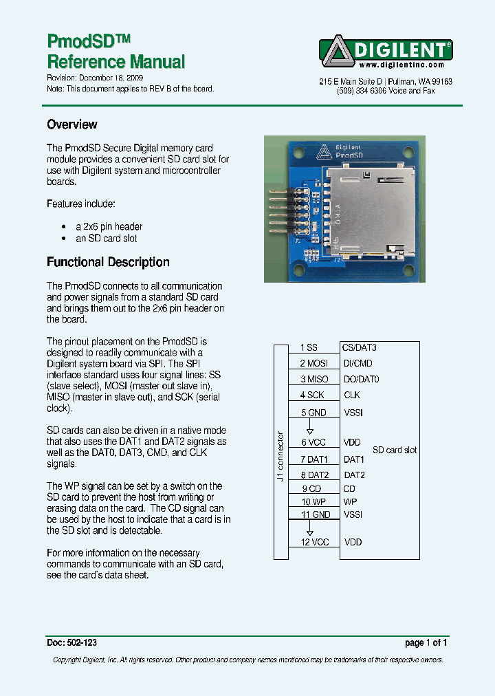 PMODSDRM_7617159.PDF Datasheet Download