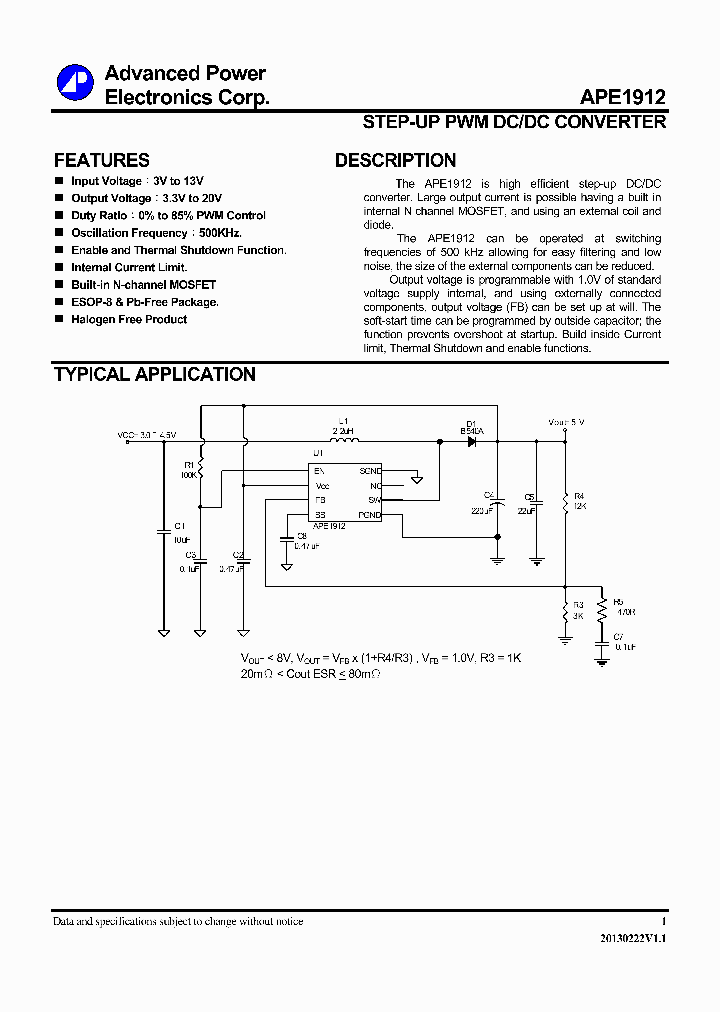 APE1912_7617517.PDF Datasheet