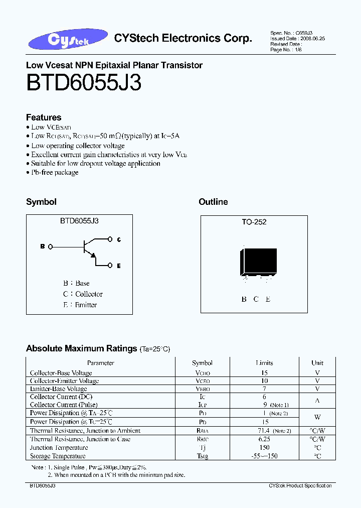 BTD6055J3_7630650.PDF Datasheet