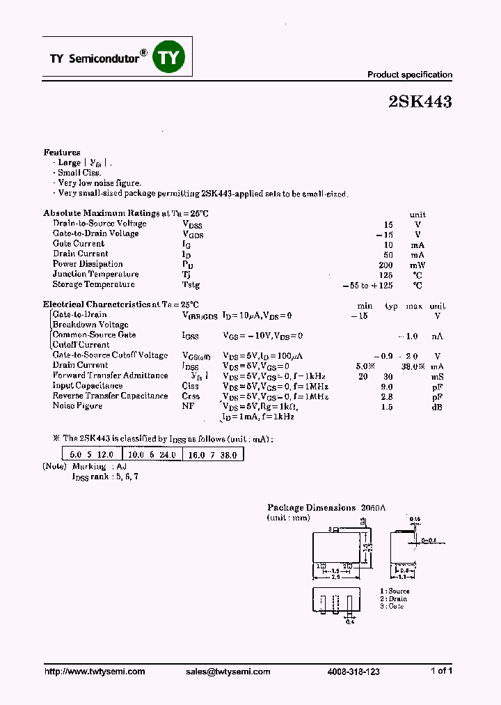 2SK443_7645380.PDF Datasheet