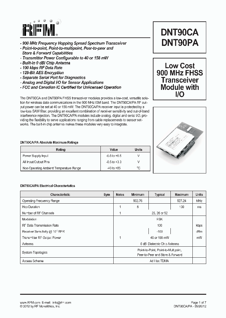DNT90CA_7646907.PDF Datasheet