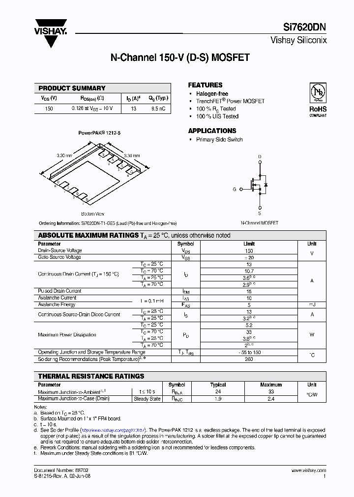 SI7620DN_7650560.PDF Datasheet