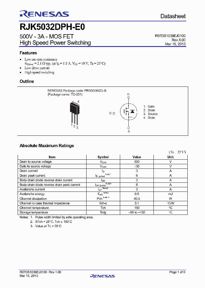 RJK5032DPH-E0_7655037.PDF Datasheet