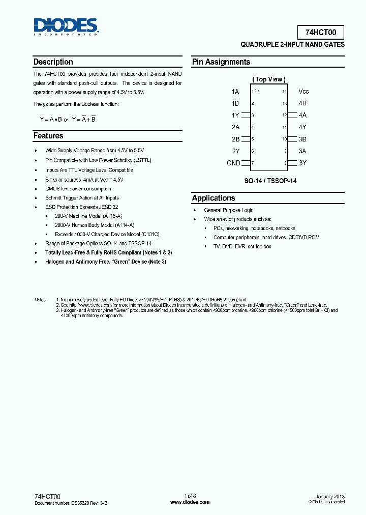 74HCT00_7661860.PDF Datasheet