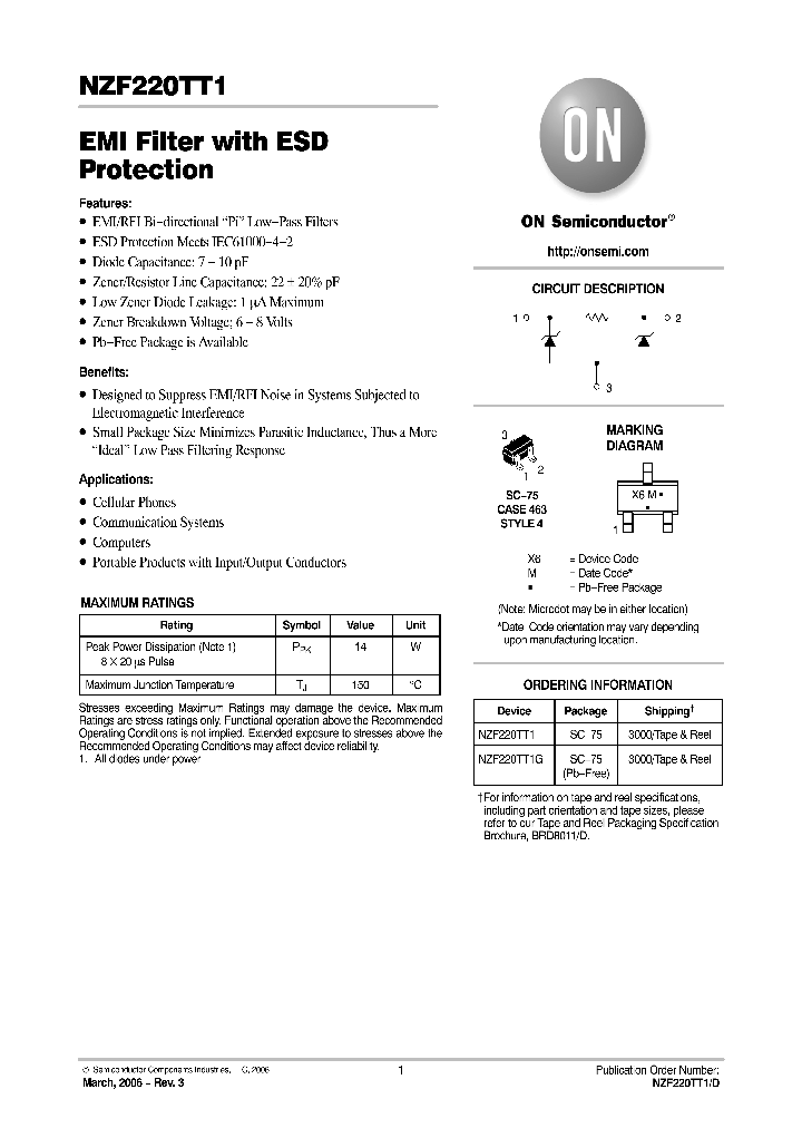 NZF220TT1G_7664397.PDF Datasheet