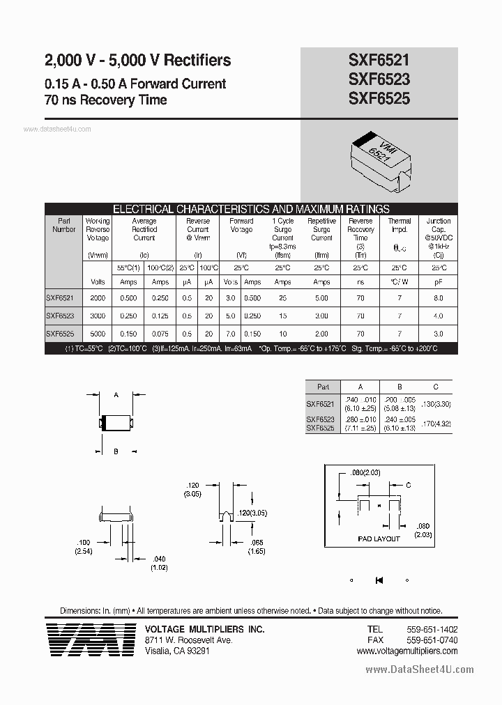 SXF6523_7667491.PDF Datasheet