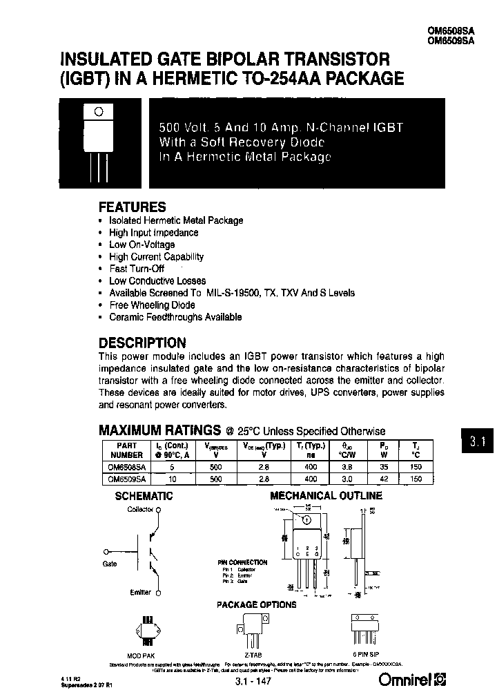 OM6509SAT_7671107.PDF Datasheet