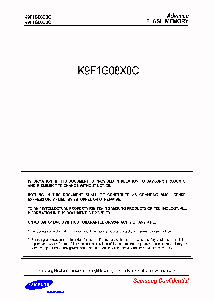 K9F1G08B0C_7673281.PDF Datasheet