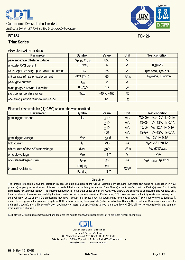 BT134_7673609.PDF Datasheet