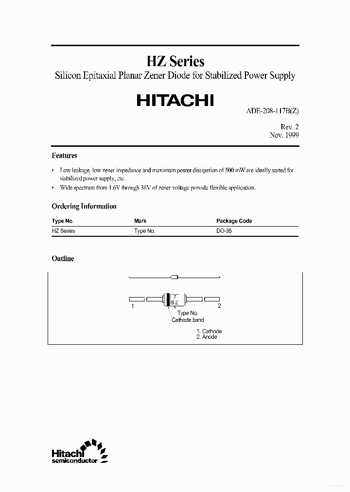 HZ24C1_7675095.PDF Datasheet Download --- IC-ON-LINE