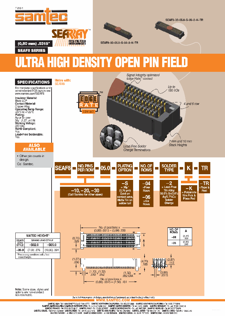 SEAF8-20-050-S-0X_7675319.PDF Datasheet