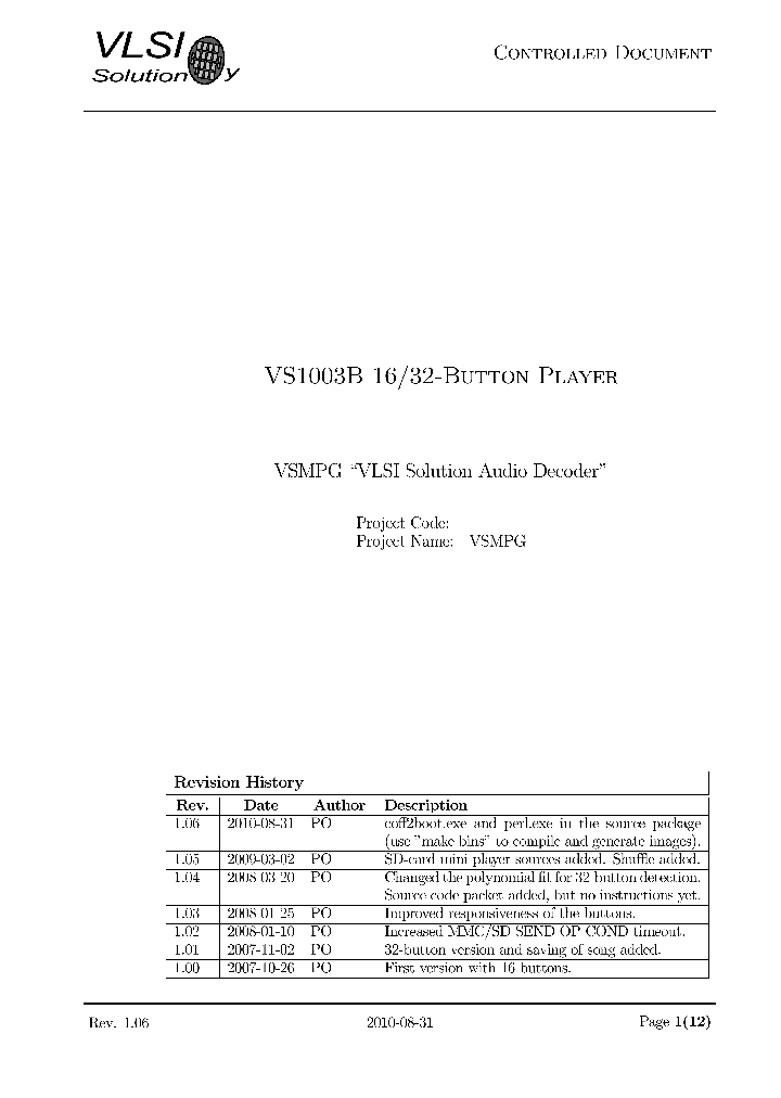 VS1003B_7677274.PDF Datasheet