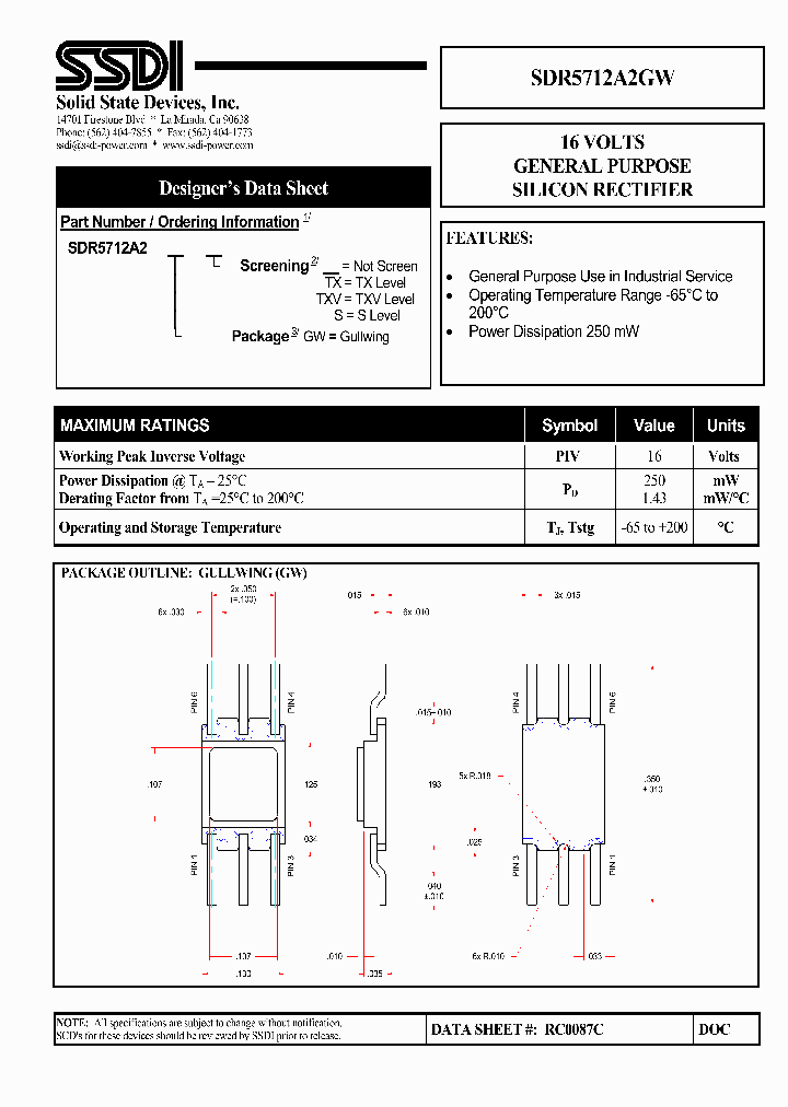 SDR5712A2GW1_7679097.PDF Datasheet