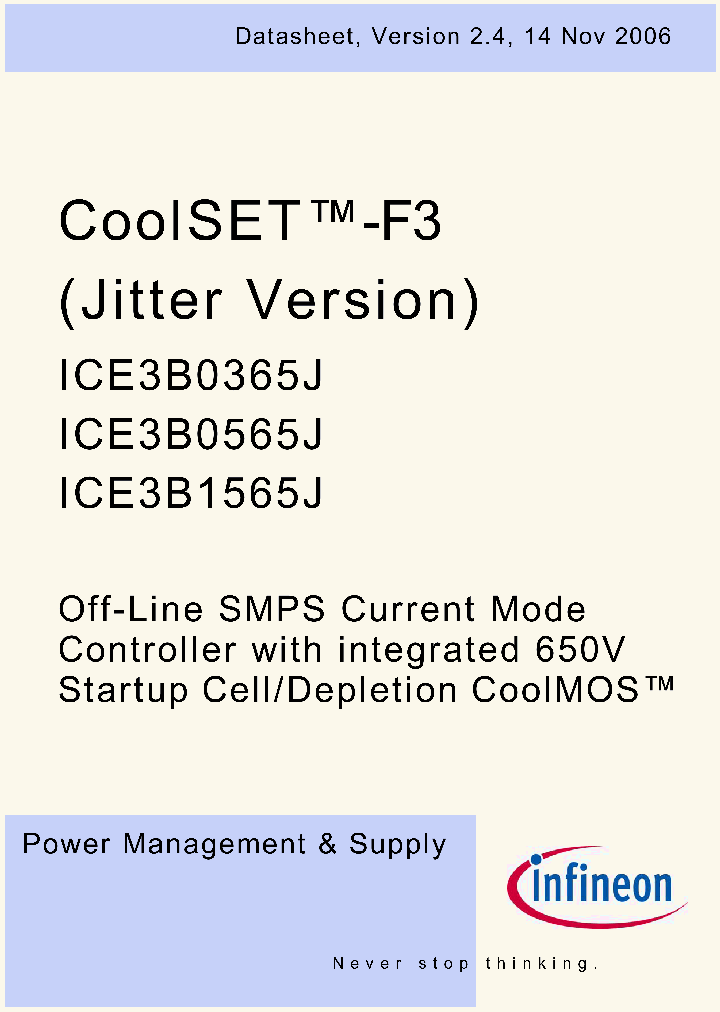 ICE3B0565J_7680663.PDF Datasheet