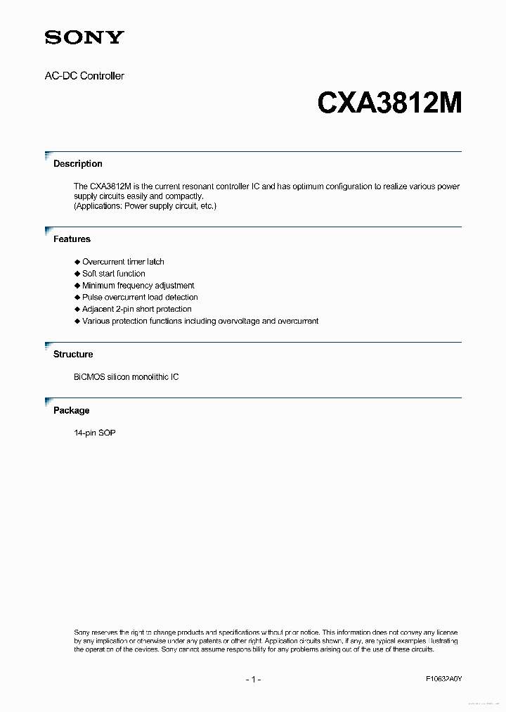 CXA3812M_7683691.PDF Datasheet