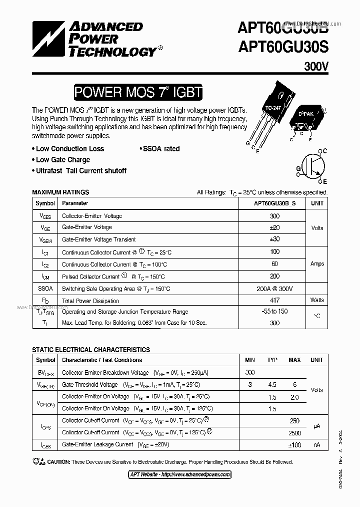 APT60GU30S_7684268.PDF Datasheet