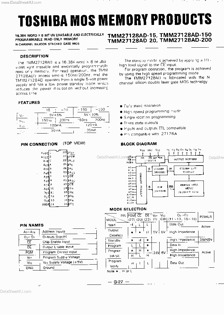 TMM27128AD_7685158.PDF Datasheet