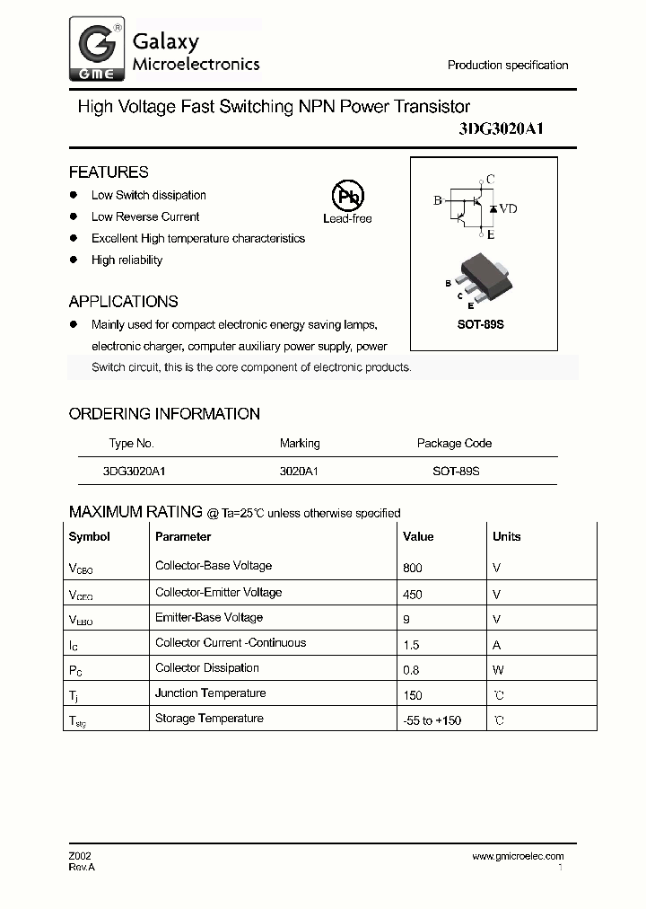 3DG3020A1_7689484.PDF Datasheet