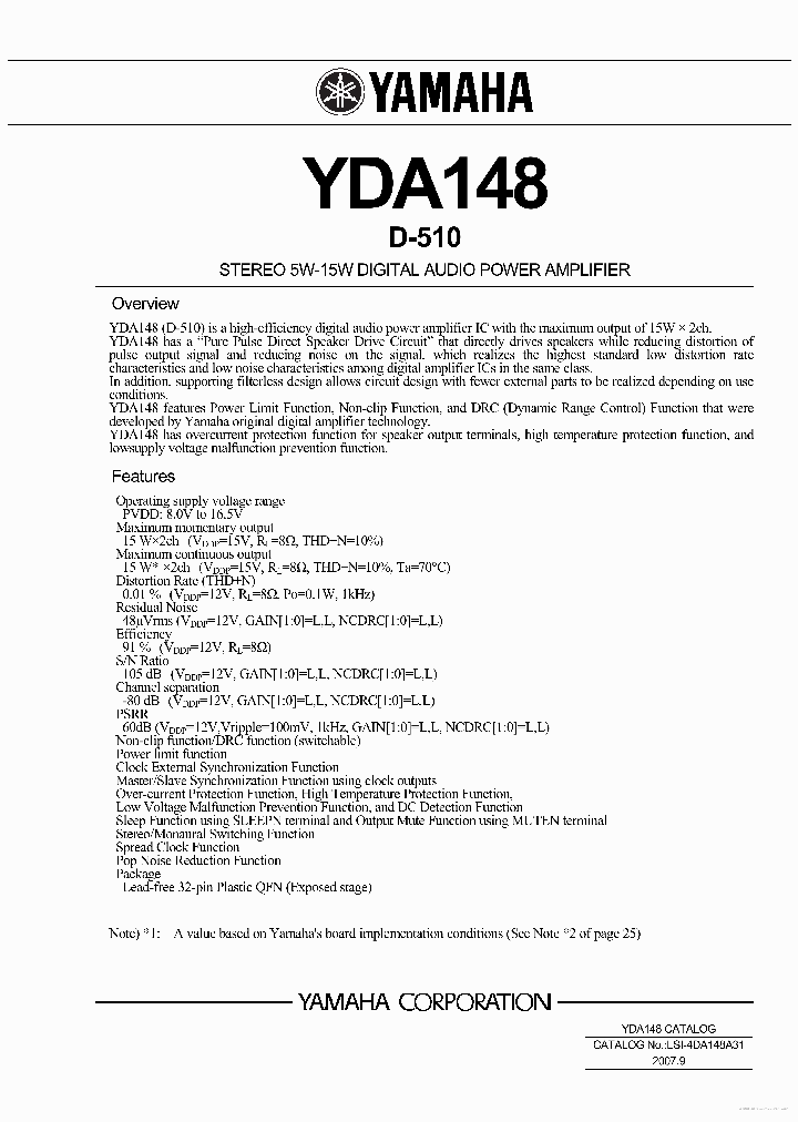 YDA148_7692935.PDF Datasheet