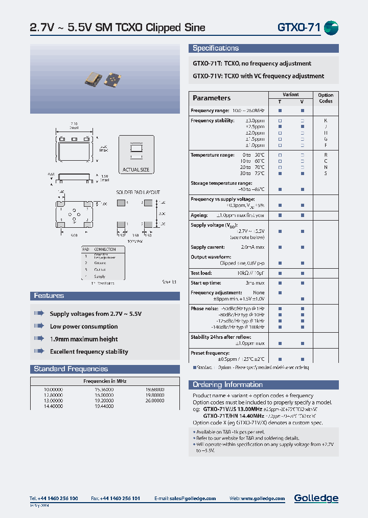 GTXO-71TFR130MHZ_7695869.PDF Datasheet