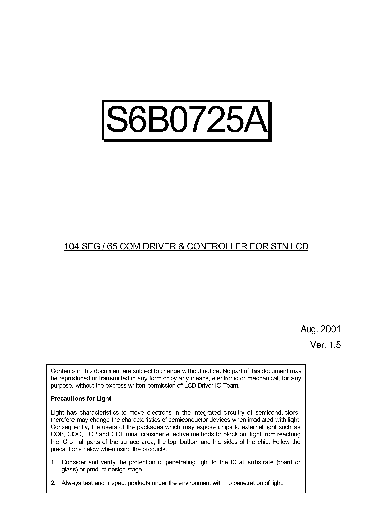 S6B0725A_7697079.PDF Datasheet