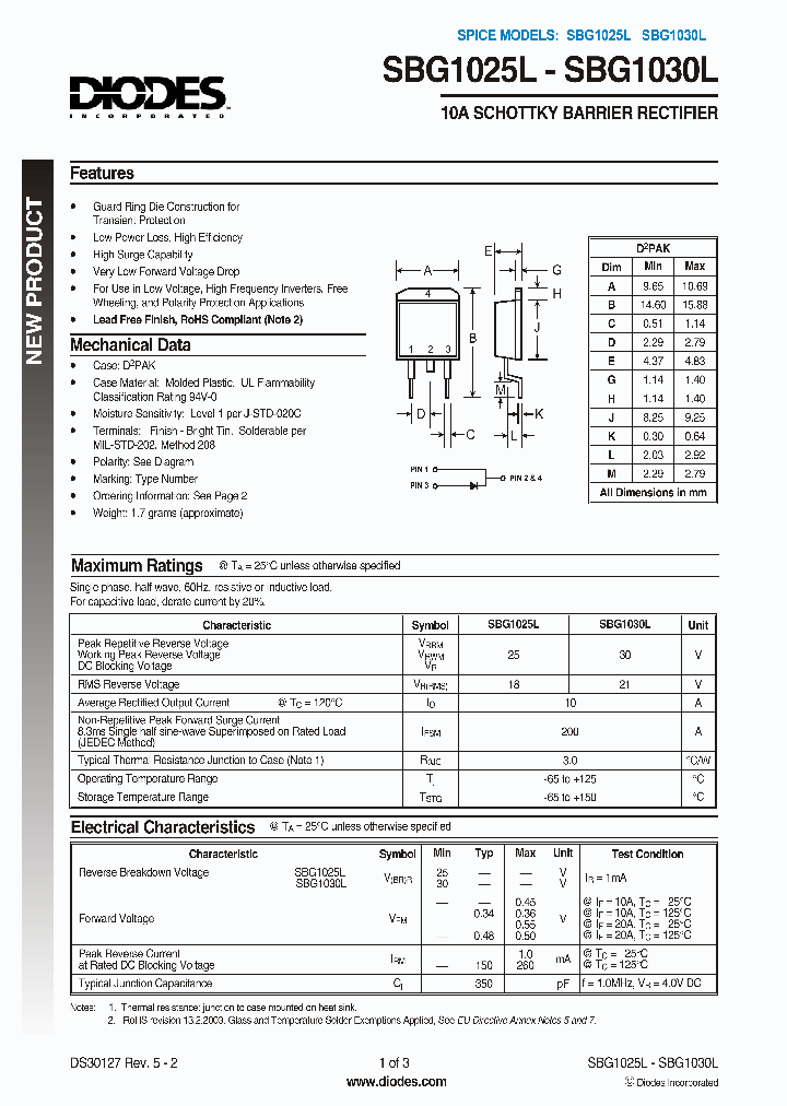 SBG1025L-13_7702355.PDF Datasheet