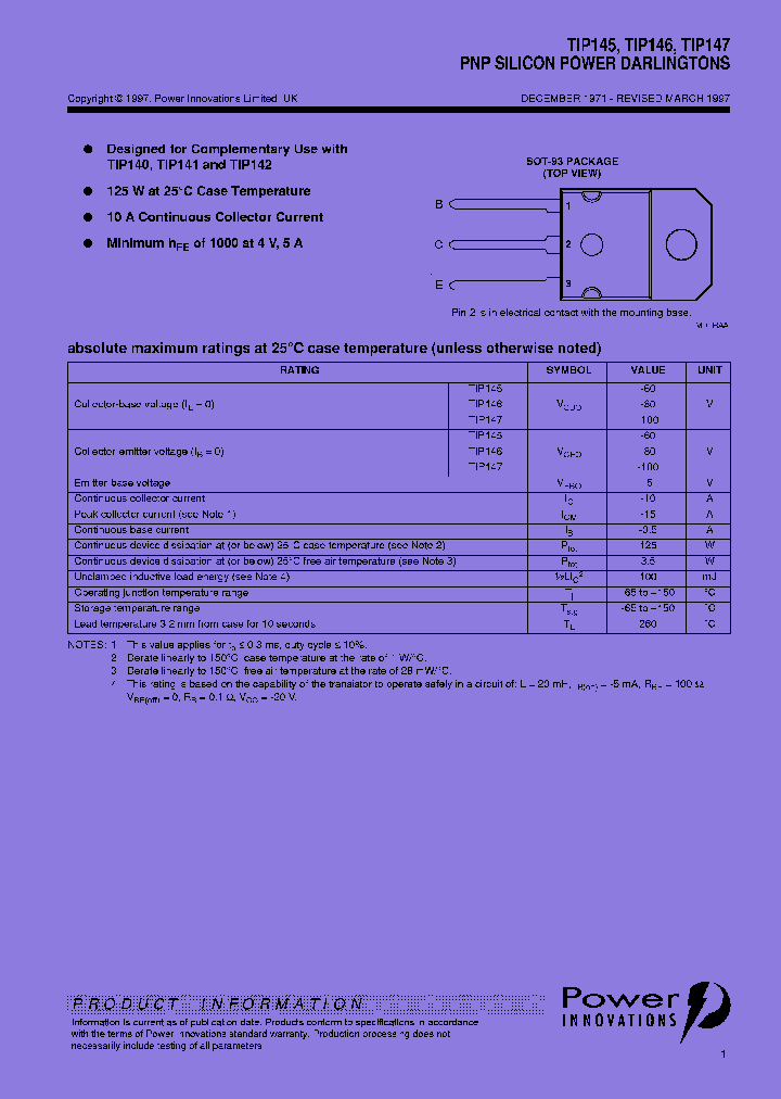 TIP147_7702070.PDF Datasheet