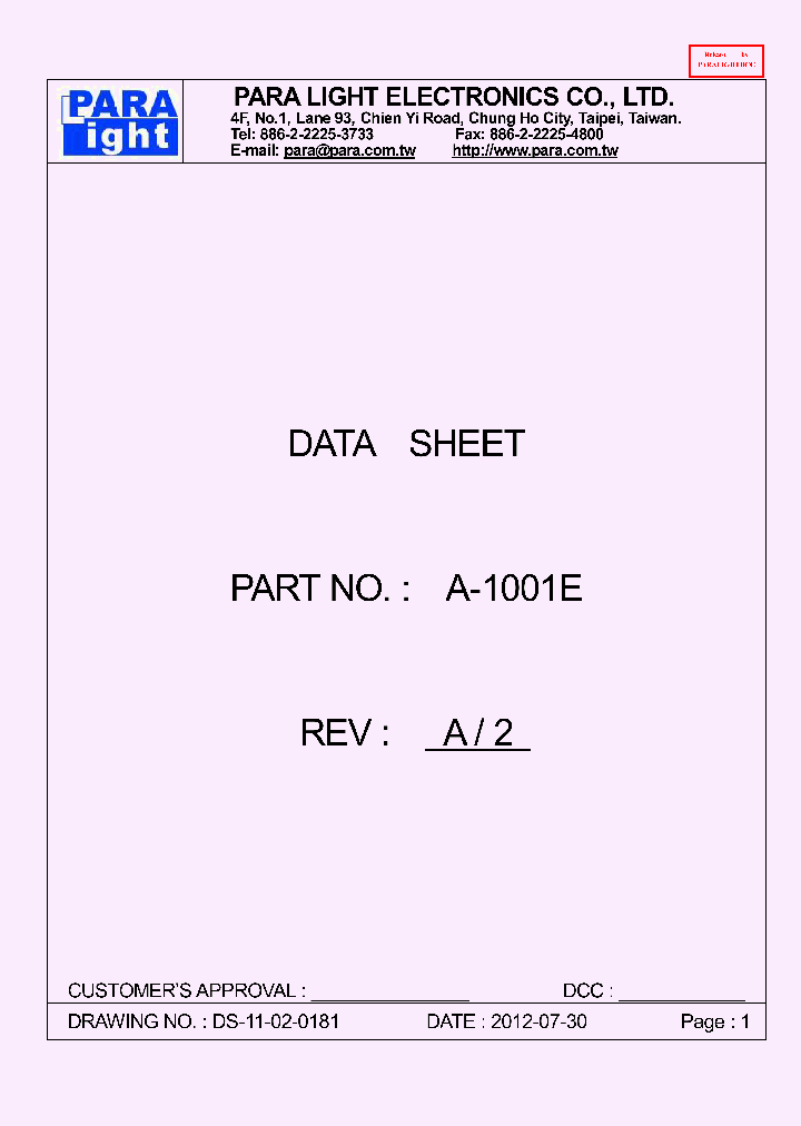 A-1001E_7702581.PDF Datasheet