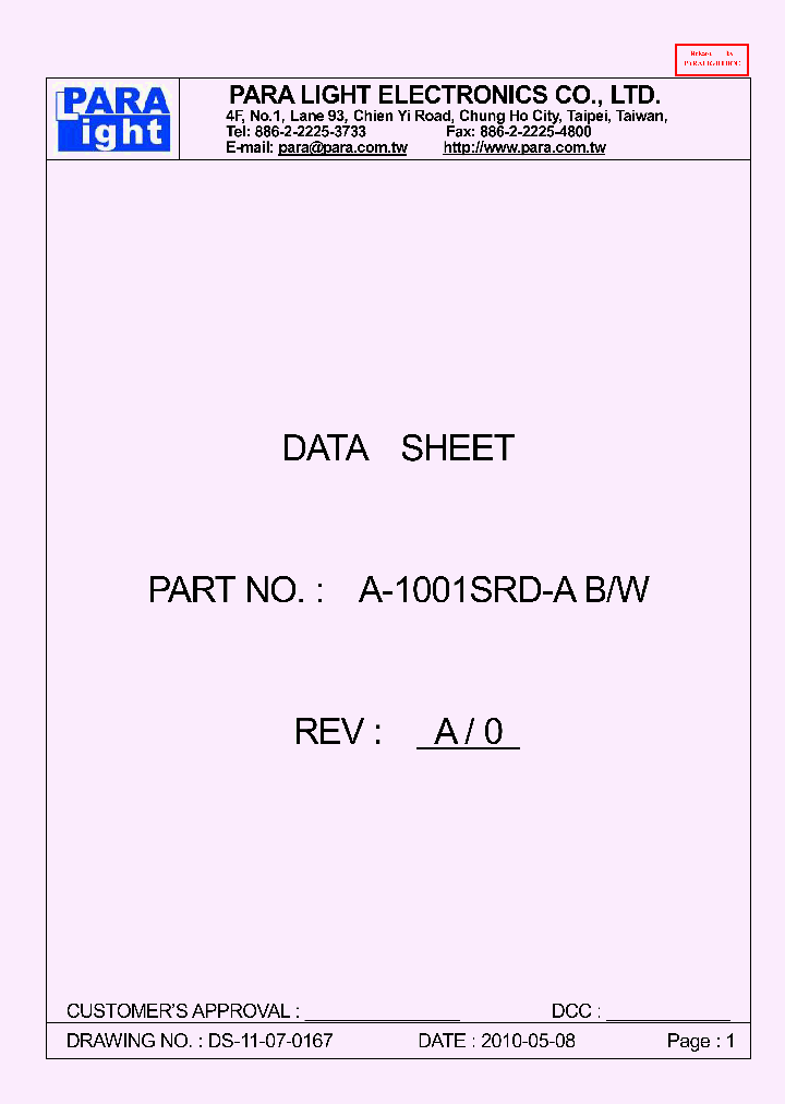 A-1001SRD-A_7702583.PDF Datasheet