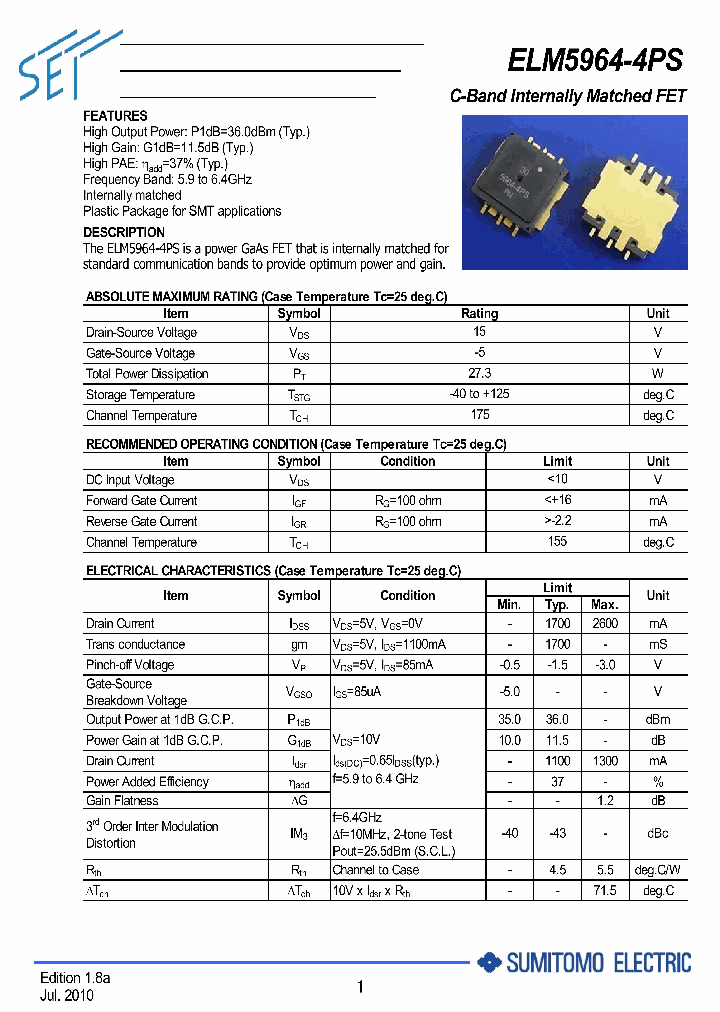 ELM5964-4PS_7702525.PDF Datasheet