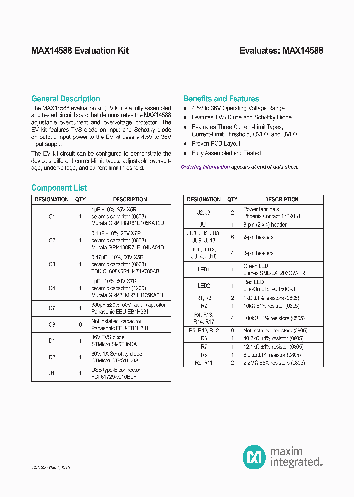 MAX14588EVKIT_7703273.PDF Datasheet