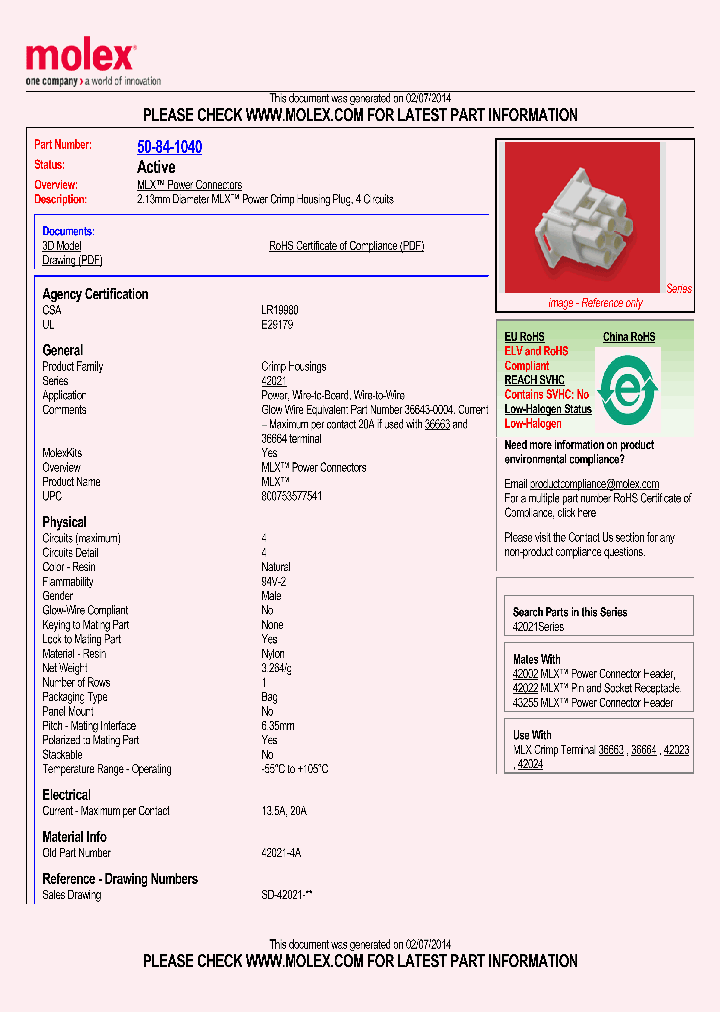 50-84-1040_7714775.PDF Datasheet