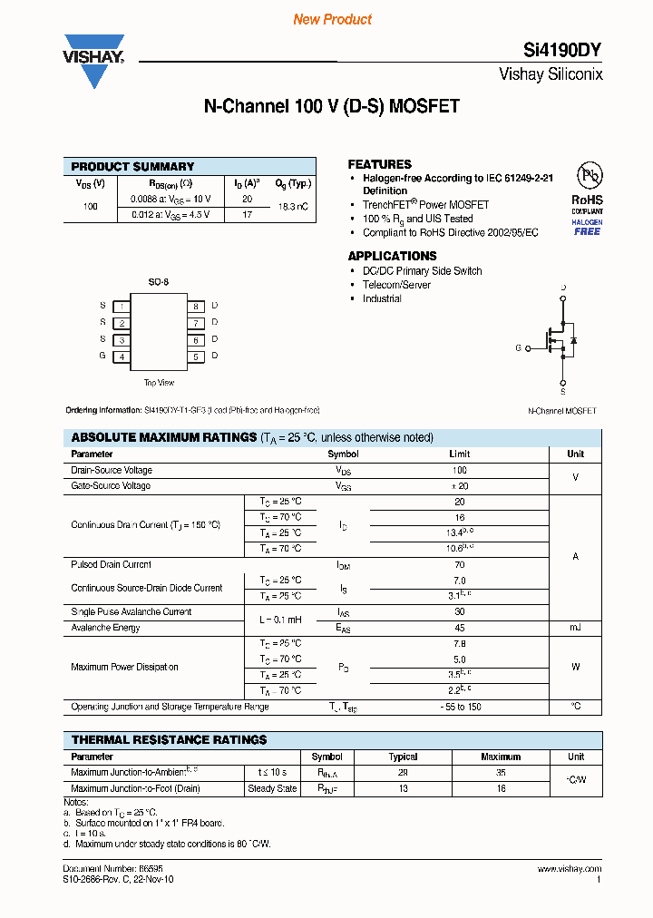 SI4190DY-T1-GE3_7723211.PDF Datasheet