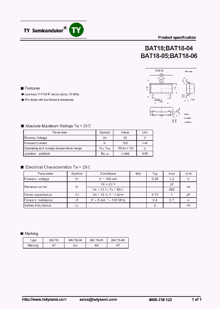 BAT18_7725000.PDF Datasheet