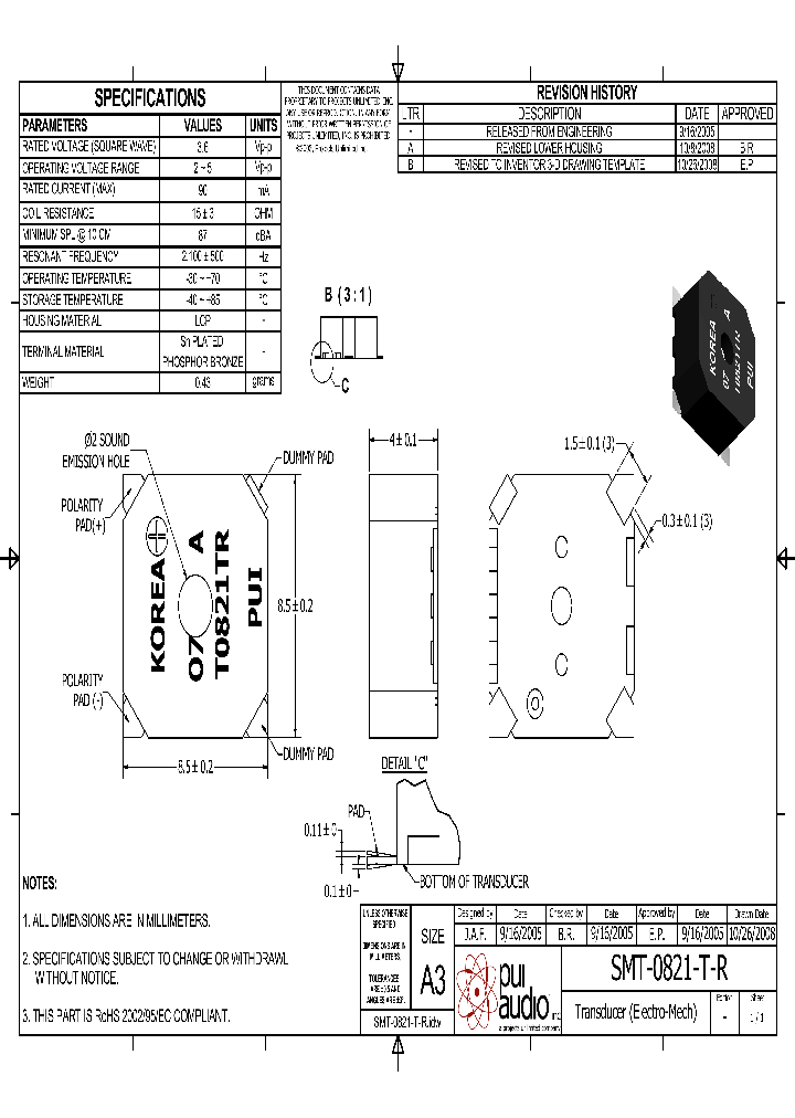 SMT-0821-T-R_7729343.PDF Datasheet