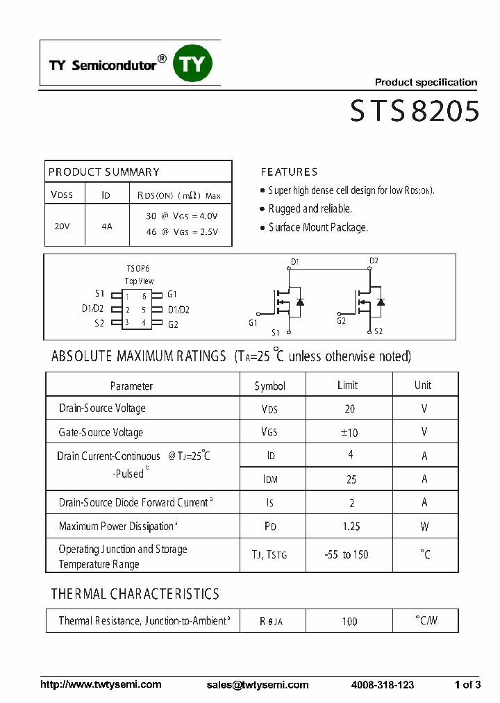 STS8205_7731024.PDF Datasheet