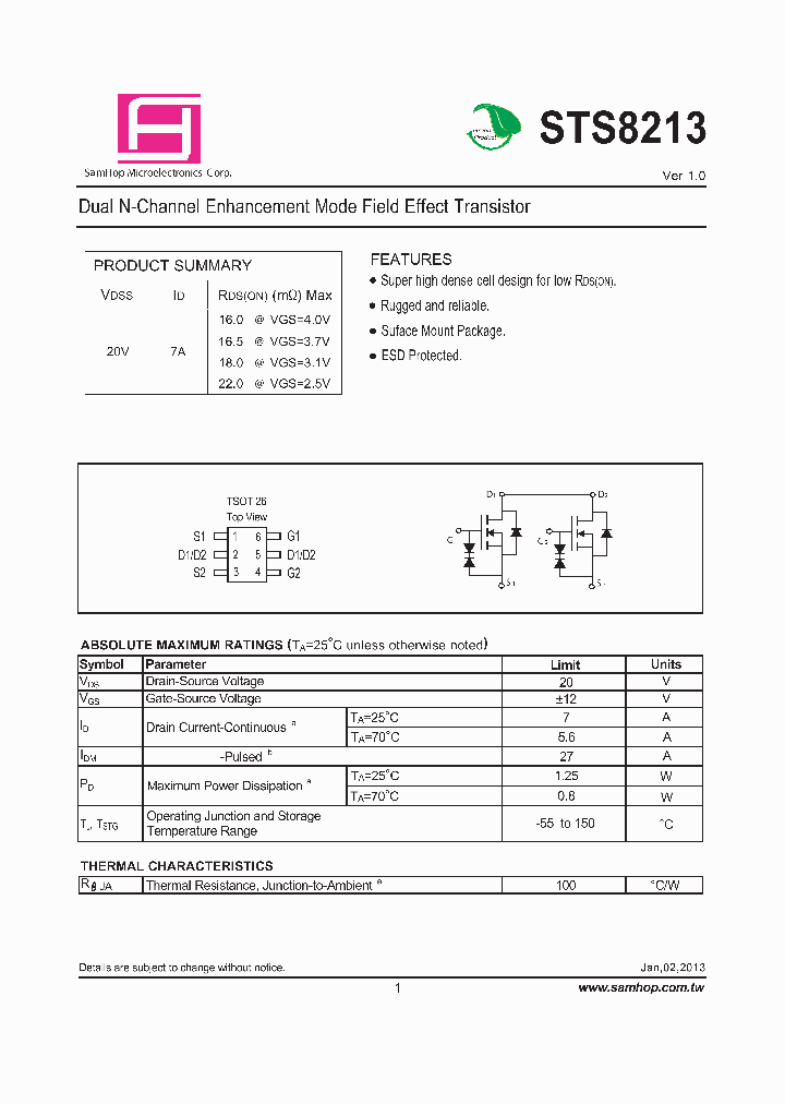 STS8213_7731040.PDF Datasheet