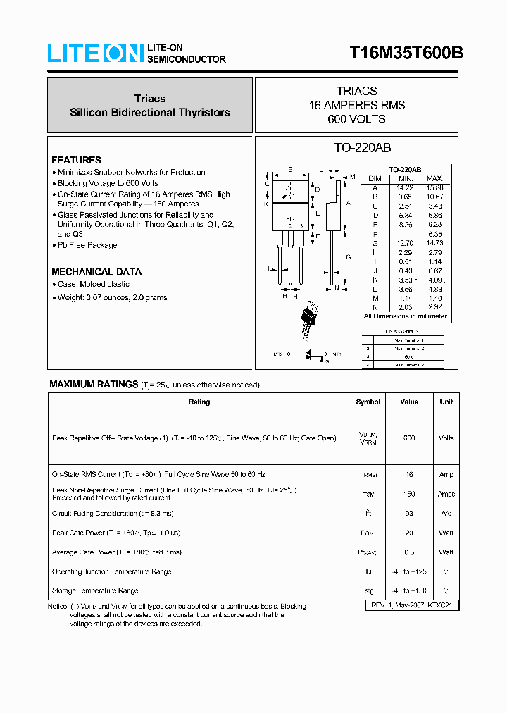 T16M35T600B_7732364.PDF Datasheet