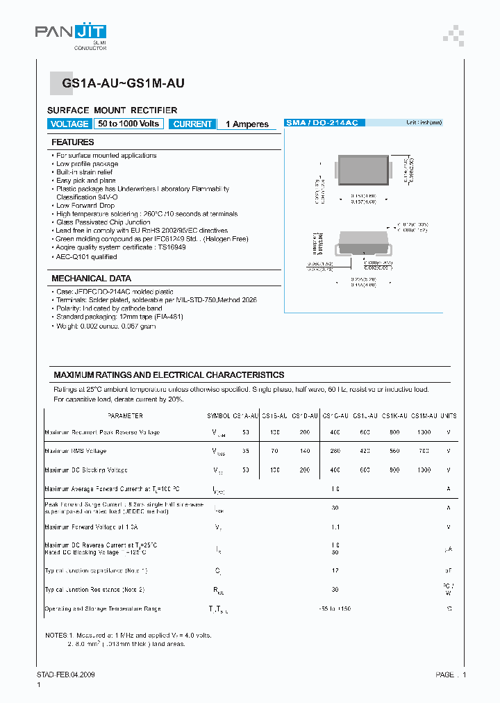 GS1A-AU_7734035.PDF Datasheet