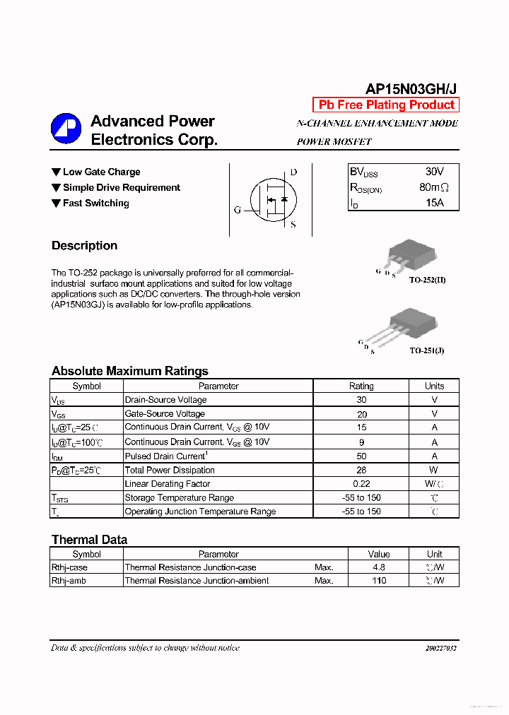 15N03GH_7735503.PDF Datasheet